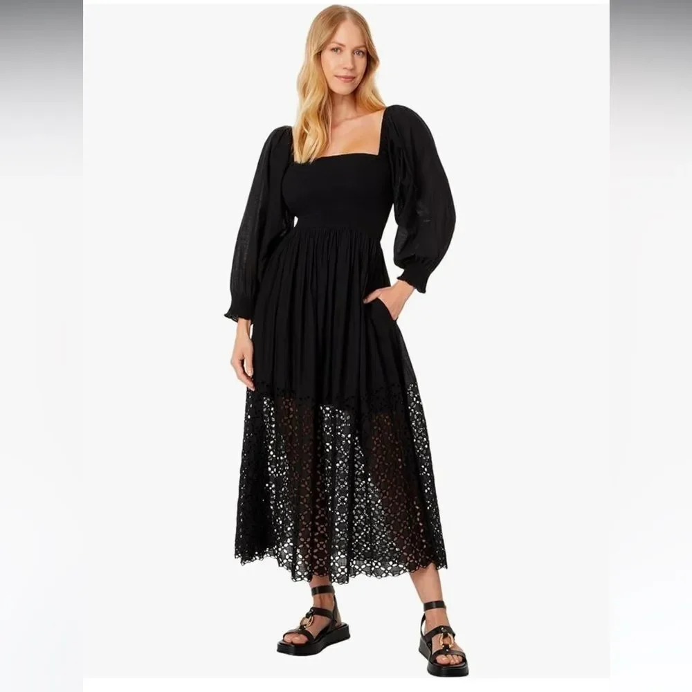Free People perfect storm midi dress